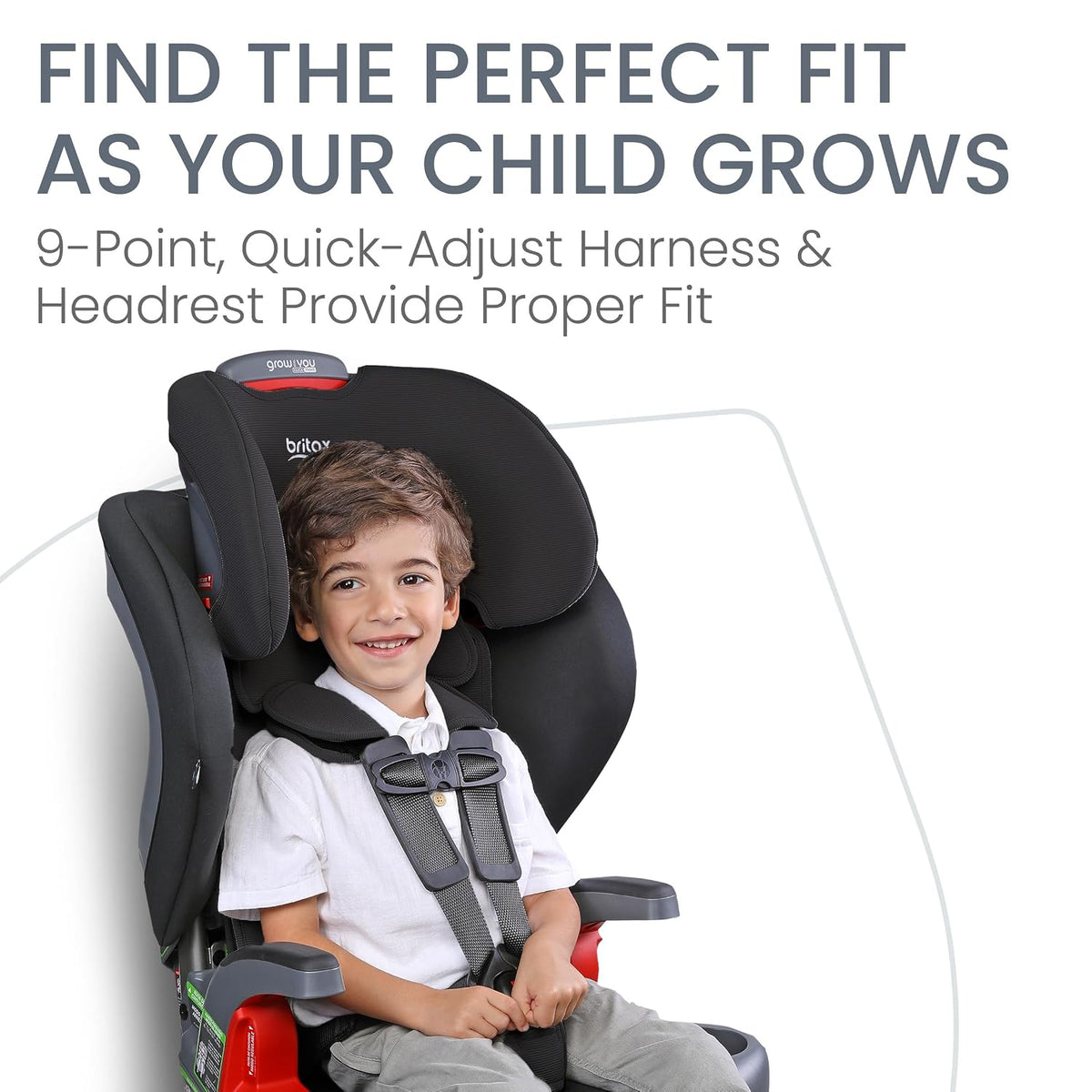 Grow with You ClickTight Harness-2-Booster Car Seat, Cool N Dry - Cool Flow Moisture Wicking Fabric