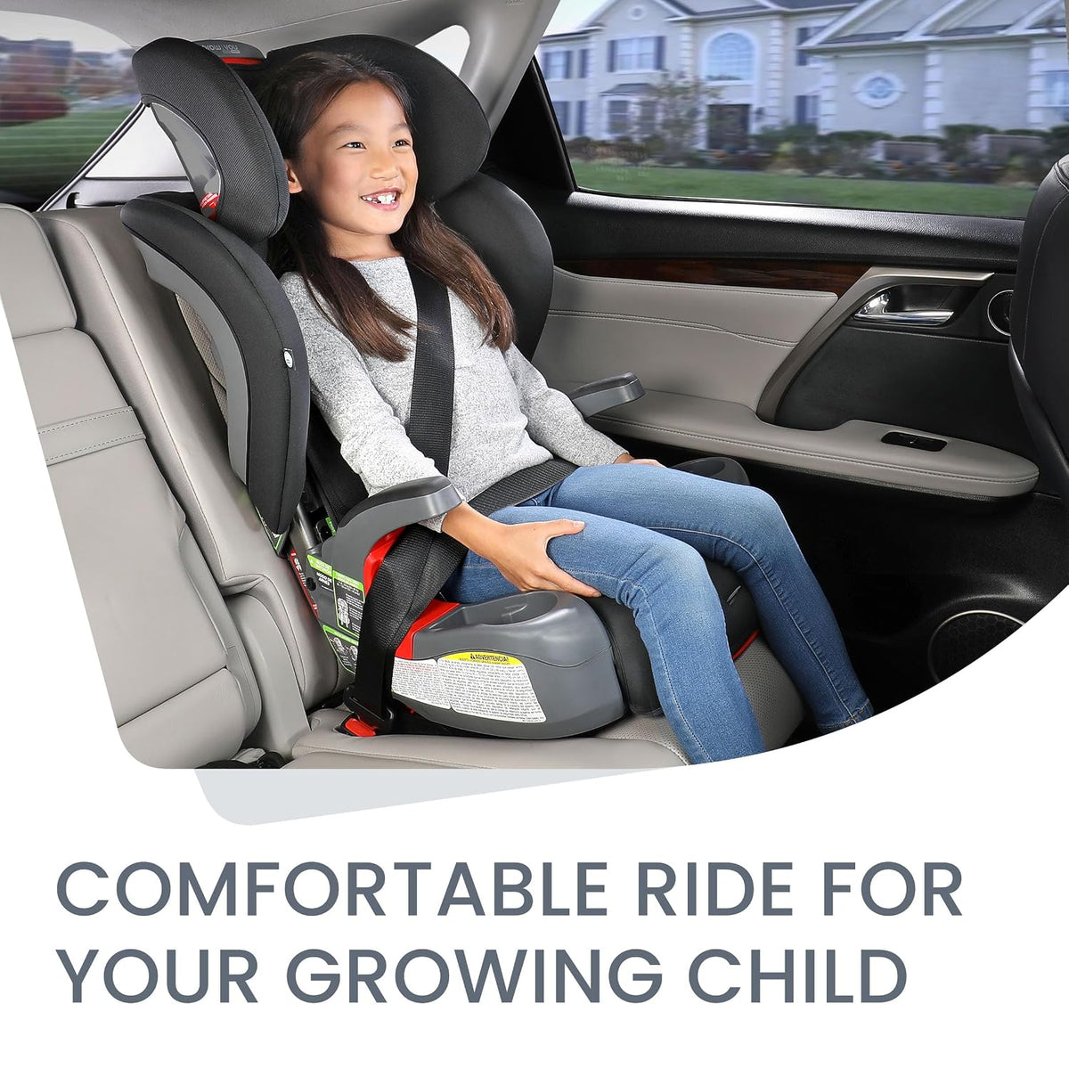 Grow with You ClickTight Harness-2-Booster Car Seat, Cool N Dry - Cool Flow Moisture Wicking Fabric