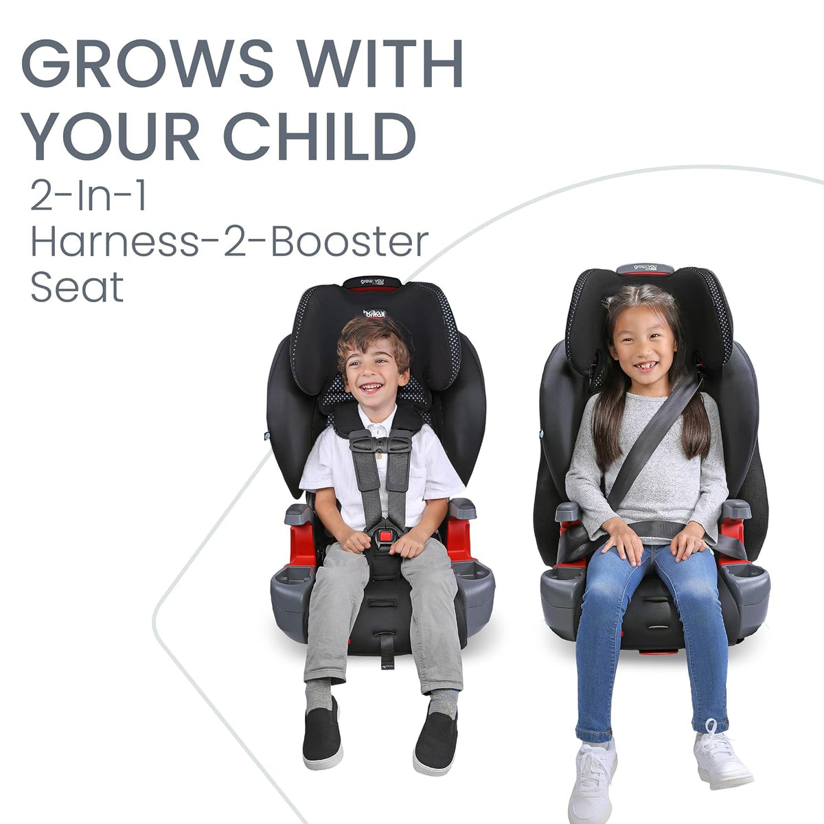 Grow with You ClickTight Harness-2-Booster Car Seat, Cool N Dry - Cool Flow Moisture Wicking Fabric