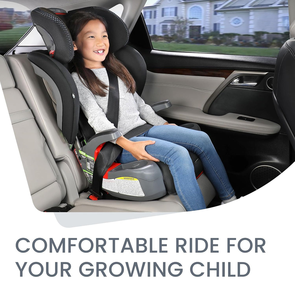 Grow with You ClickTight Harness-2-Booster Car Seat, Cool N Dry - Cool Flow Moisture Wicking Fabric