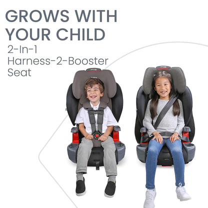 Grow with You ClickTight Harness-2-Booster Car Seat, Cool N Dry - Cool Flow Moisture Wicking Fabric