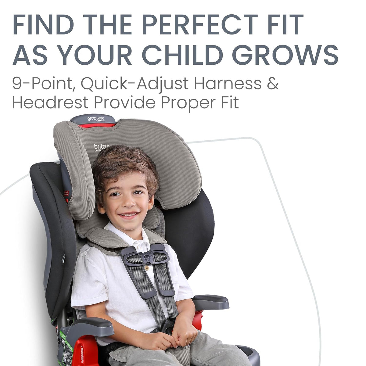 Grow with You ClickTight Harness-2-Booster Car Seat, Cool N Dry - Cool Flow Moisture Wicking Fabric