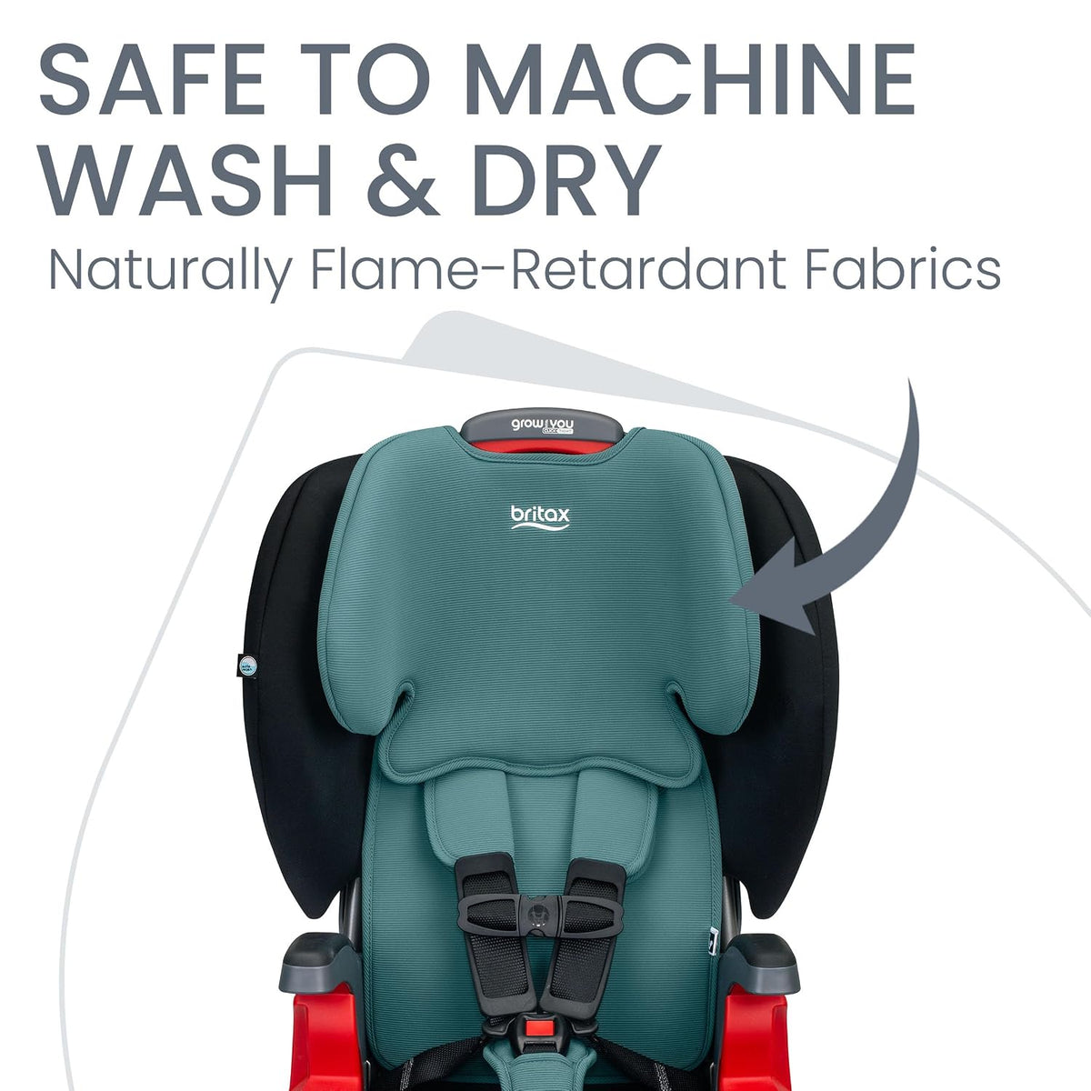 Grow with You ClickTight Harness-2-Booster Car Seat, Cool N Dry - Cool Flow Moisture Wicking Fabric