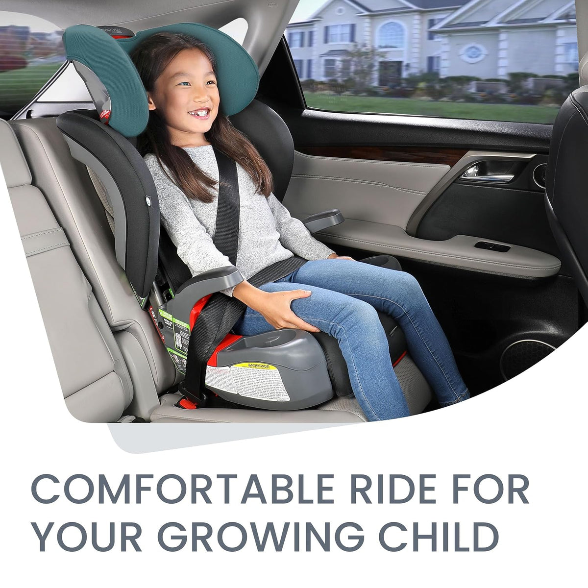 Grow with You ClickTight Harness-2-Booster Car Seat, Cool N Dry - Cool Flow Moisture Wicking Fabric