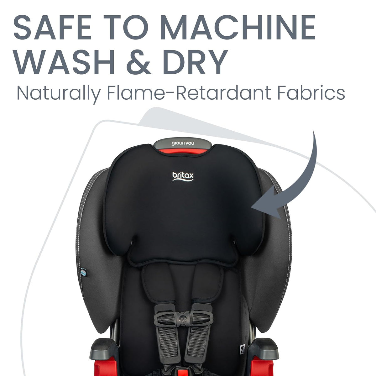 Grow with You ClickTight Harness-2-Booster Car Seat, Cool N Dry - Cool Flow Moisture Wicking Fabric