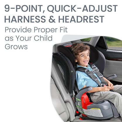 Grow with You ClickTight Harness-2-Booster Car Seat, Cool N Dry - Cool Flow Moisture Wicking Fabric