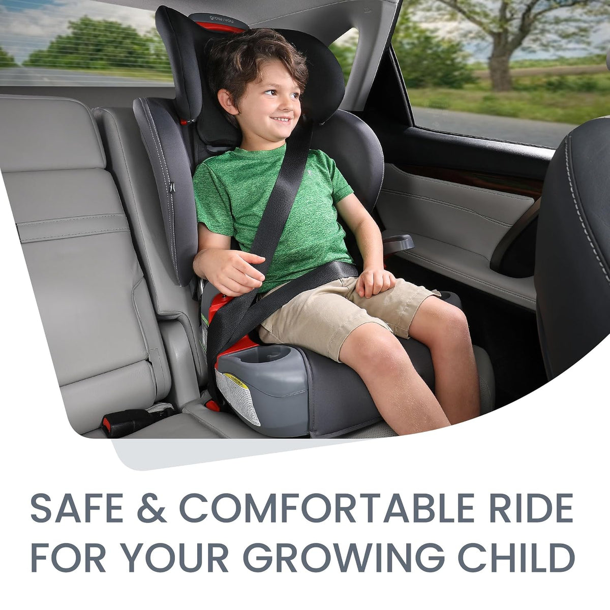 Grow with You ClickTight Harness-2-Booster Car Seat, Cool N Dry - Cool Flow Moisture Wicking Fabric