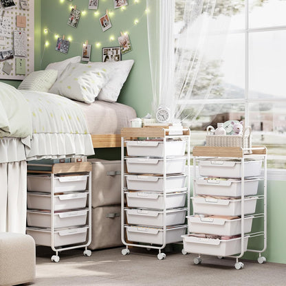 Rolling Storage Utility Cart with 5 Drawers,Colorful
