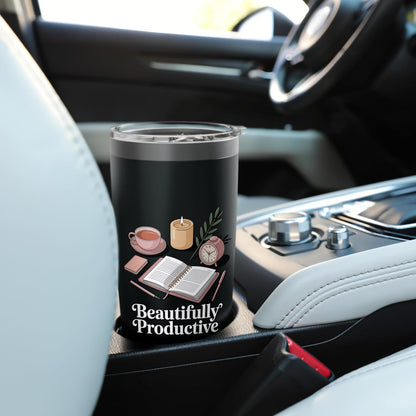 Beautifully Productive Aesthetic Planner And Organizer Stainless Steel Insulated Tumbler