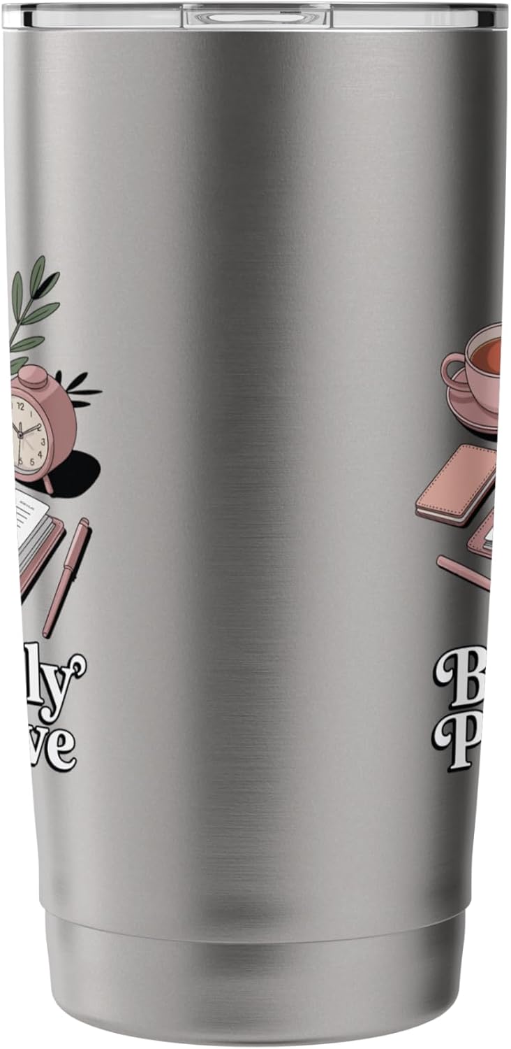 Beautifully Productive Aesthetic Planner And Organizer Stainless Steel Insulated Tumbler