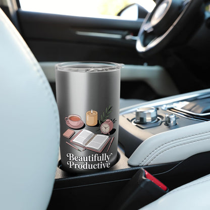 Beautifully Productive Aesthetic Planner And Organizer Stainless Steel Insulated Tumbler