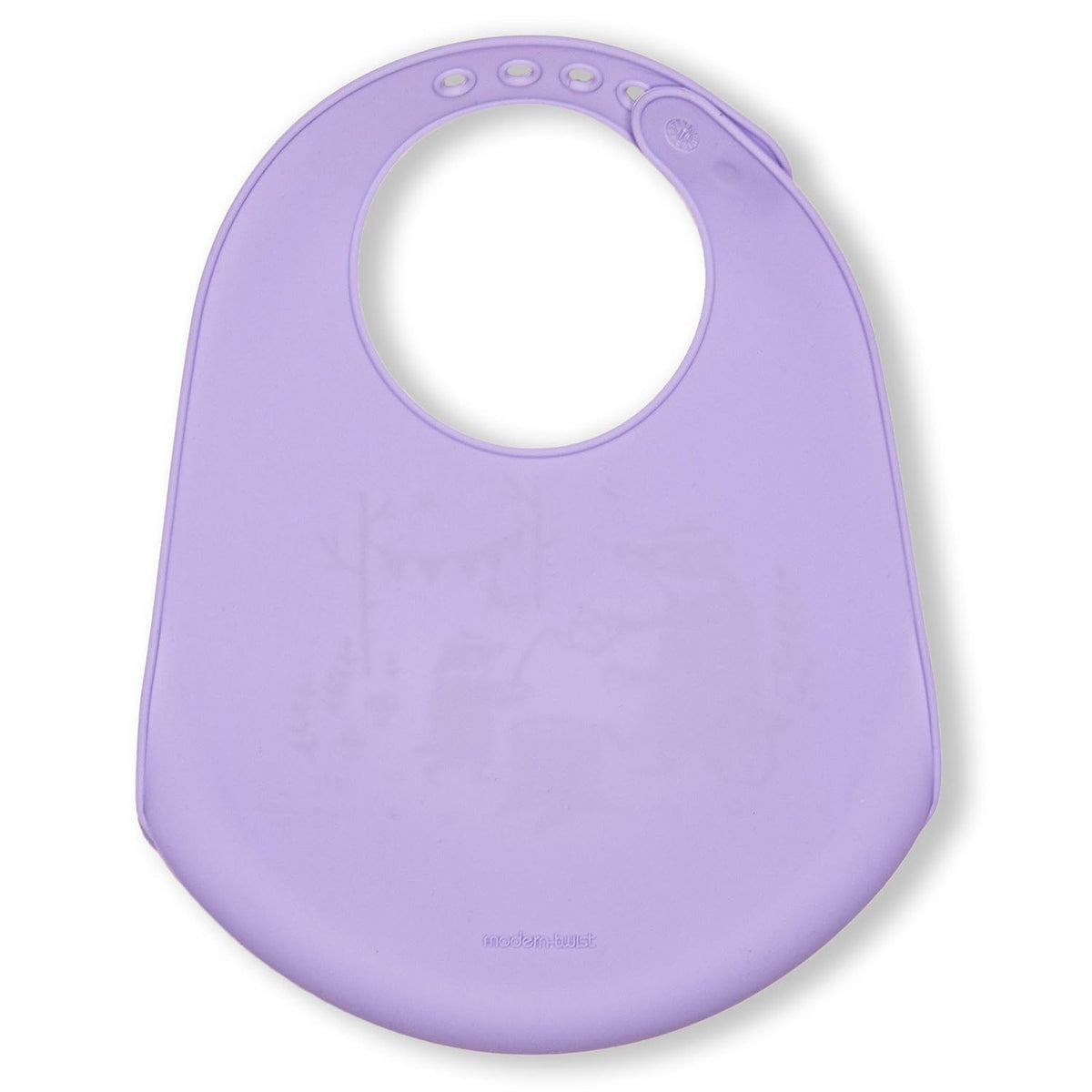 Bundle Two Bucket-Bibs and matching Sipping Cup (set of 2) 100% Food-Grade Silicone, Waterproof and Reusable – Badger Family Lavender