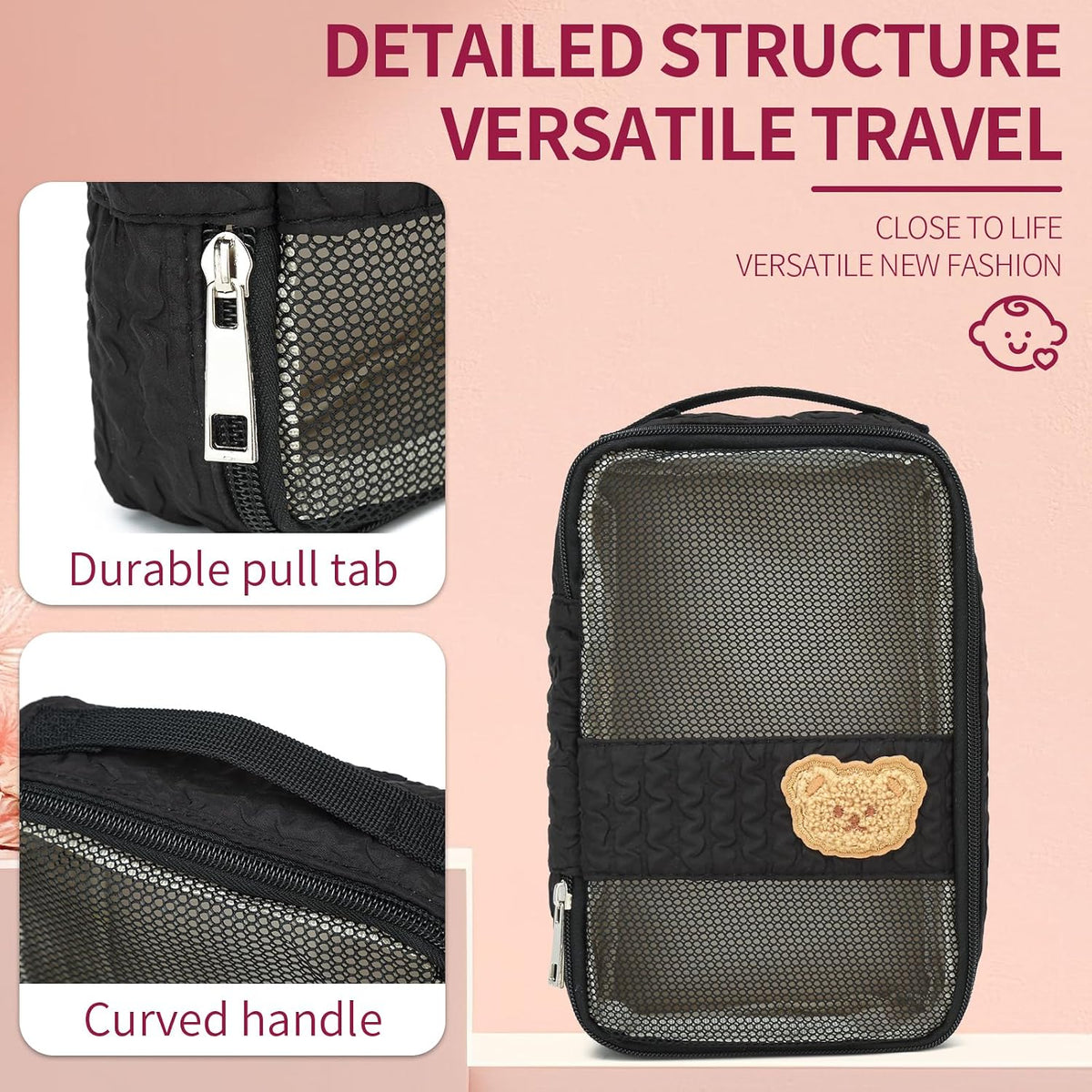 Diaper Bag Organizer Pouches - 2 Pack, Small Diaper Bag Mini Purse