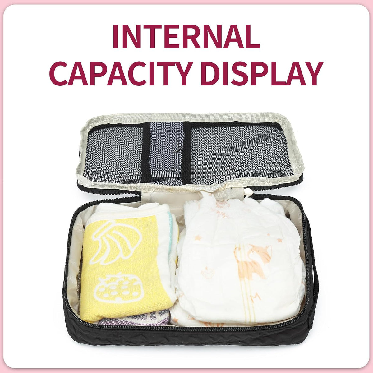 Diaper Bag Organizer Pouches - 2 Pack, Small Diaper Bag Mini Purse
