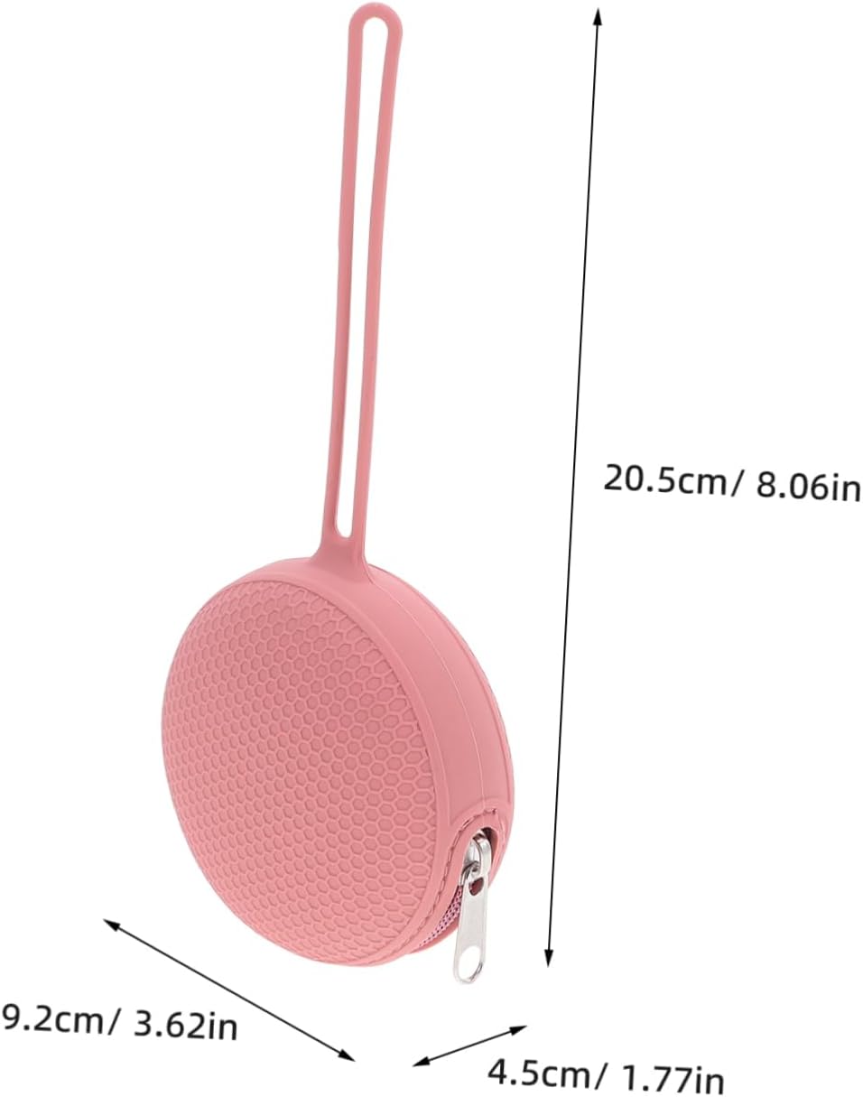 Multi-use Silicone Storage Bag Holder Portable Case Clip Pink Safe for Boys and Girls