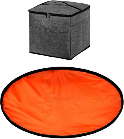 Toy Box Pouches Integrated Game Mat Foldable Design Promotes Up Habits Easy Wipe Folding Toy Box and Game Mat