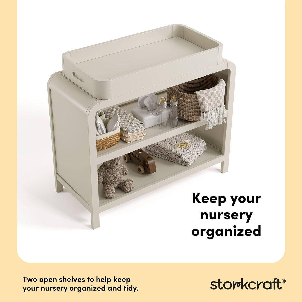 Santos Changing Table, White