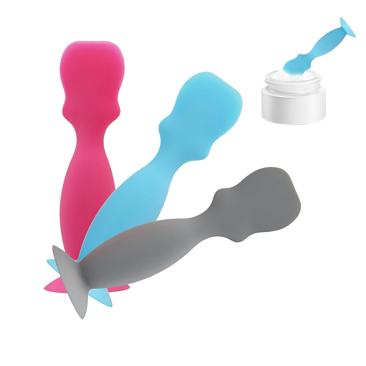 Diaper Cream Spatula - 3pcs Baby Silicone Butt Paste Applicator Spatula for Newborn Bum Care Travel Essentials