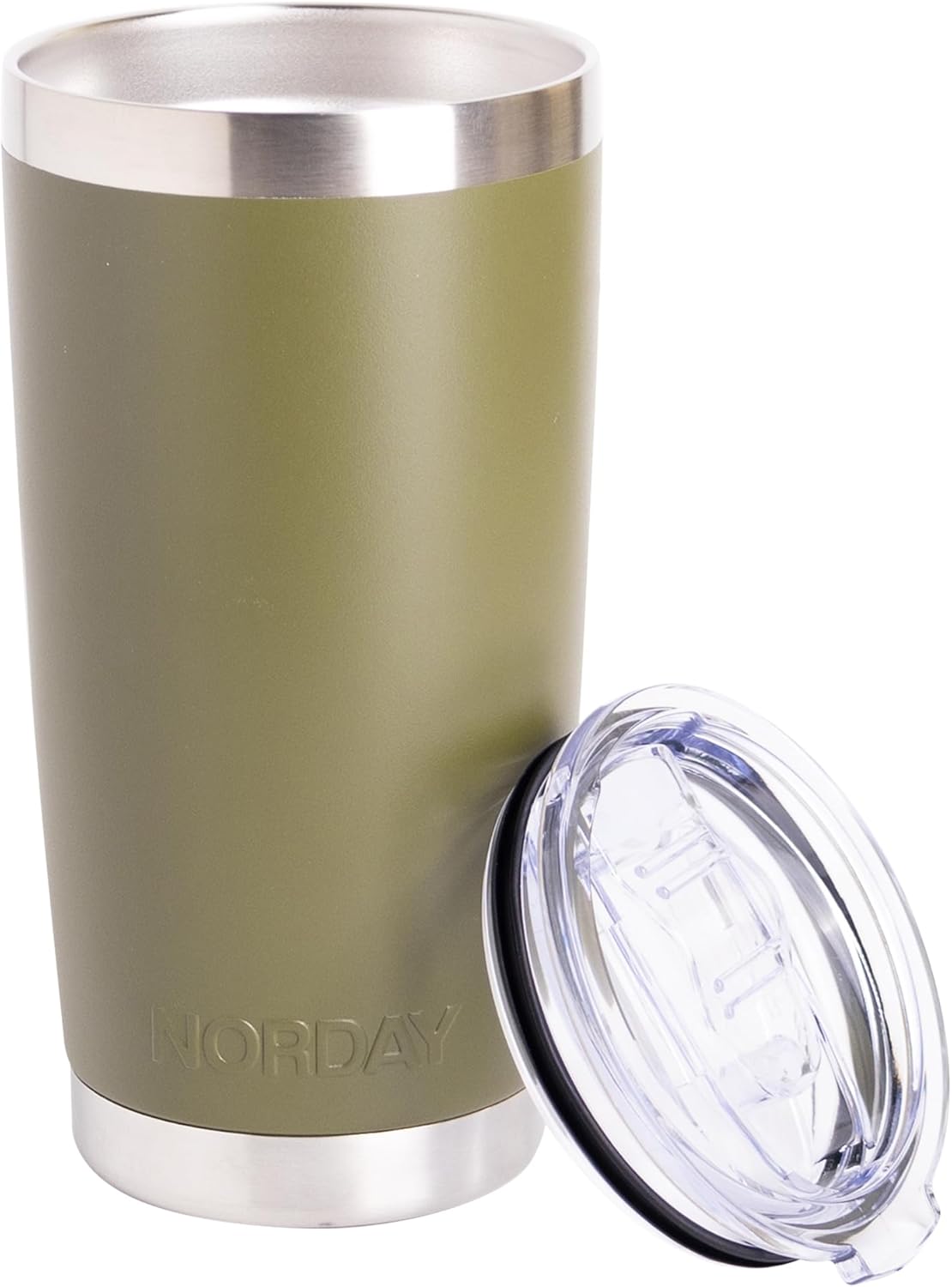 Tumbler Cup with Lid - 20oz Blue - Vacuum Insulated Stainless Steel - Keeps Temperature Up to 24hr - Anti Spill Lid