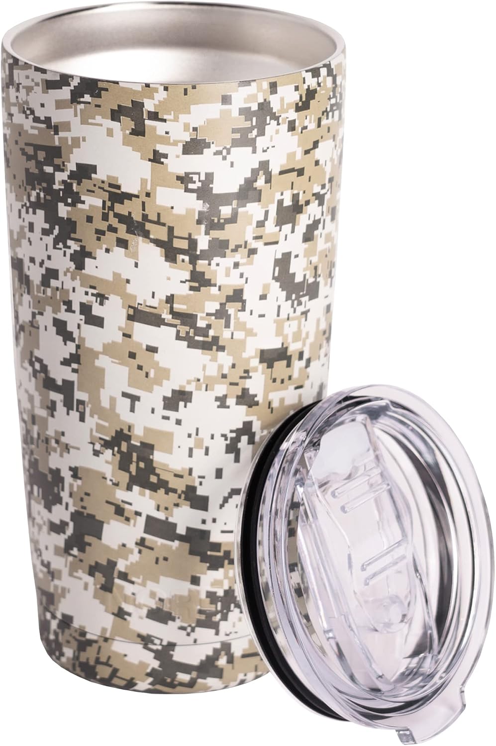 Tumbler Cup with Lid - 20oz Blue - Vacuum Insulated Stainless Steel - Keeps Temperature Up to 24hr - Anti Spill Lid