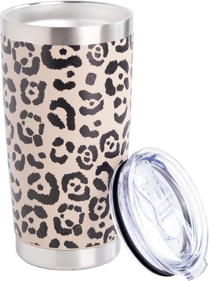 Tumbler Cup with Lid - 20oz Blue - Vacuum Insulated Stainless Steel - Keeps Temperature Up to 24hr - Anti Spill Lid