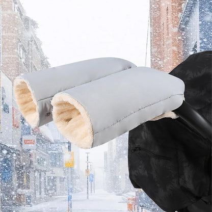 Strollers Mittens Pushchair Hand Muff with Thermal Lining for Cold Weather Windproof Cold Weather Pram Accessories