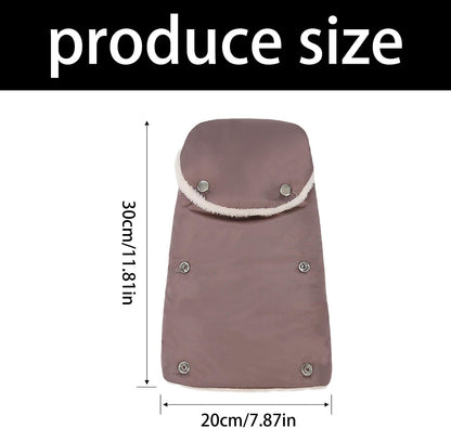 Strollers Mittens Pushchair Hand Muff with Thermal Lining for Cold Weather Windproof Cold Weather Pram Accessories