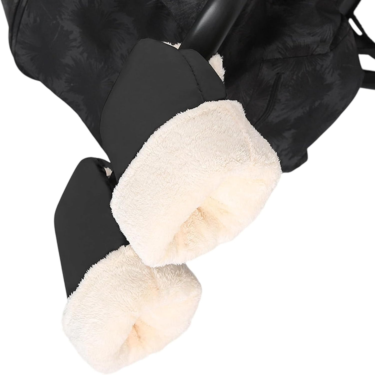 Strollers Mittens Pushchair Hand Muff with Thermal Lining for Cold Weather Windproof Cold Weather Pram Accessories