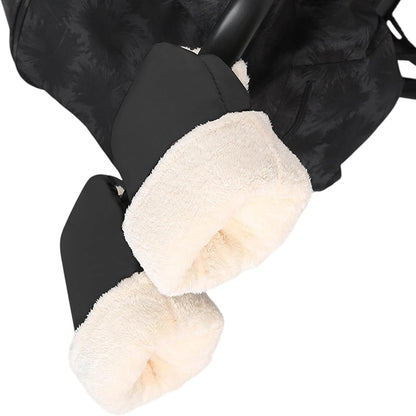 Strollers Mittens Pushchair Hand Muff with Thermal Lining for Cold Weather Windproof Cold Weather Pram Accessories