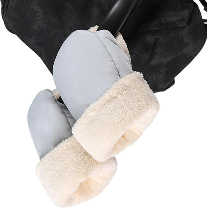 Strollers Mittens Pushchair Hand Muff with Thermal Lining for Cold Weather Windproof Cold Weather Pram Accessories