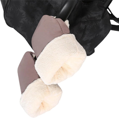Strollers Mittens Pushchair Hand Muff with Thermal Lining for Cold Weather Windproof Cold Weather Pram Accessories