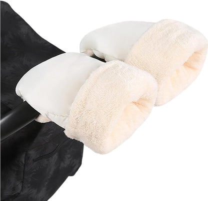 Strollers Mittens Pushchair Hand Muff with Thermal Lining for Cold Weather Windproof Cold Weather Pram Accessories