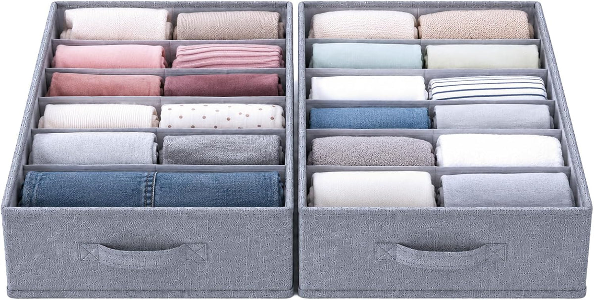 Drawer Organizer for Pax 100 Furniture, 4 Pack Fabric Closet Baskets