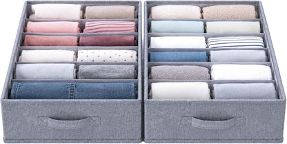Drawer Organizer for Pax 100 Furniture, 4 Pack Fabric Closet Baskets