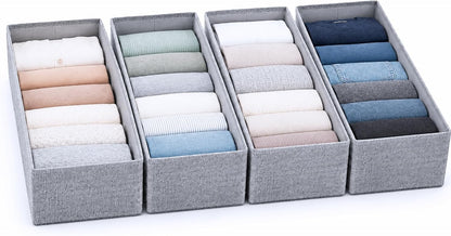 Drawer Organizer for Pax 100 Furniture, 4 Pack Fabric Closet Baskets