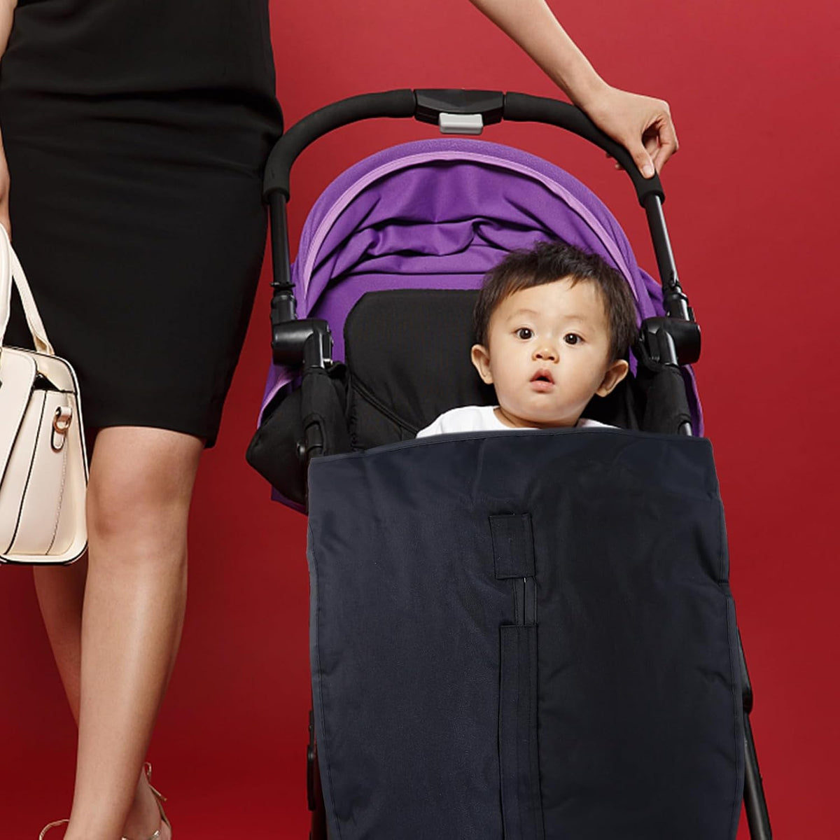 Winter Warm Stroller Footmuff Windproof Cover Oxford Cloth for Pram