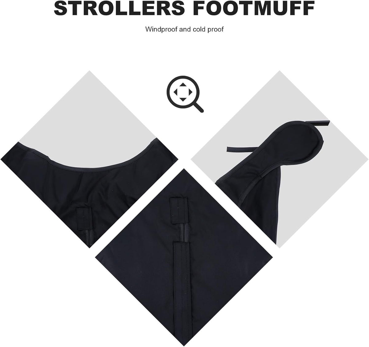 Winter Warm Stroller Footmuff Windproof Cover Oxford Cloth for Pram