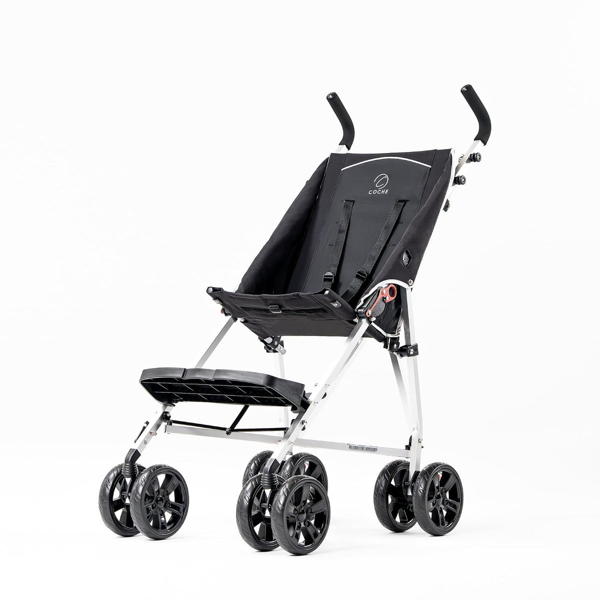 XL Special Needs Stroller, Disability Stroller for Older Child, Larger Size Pushchair, Easy Folding System, Lightweight Aluminum Frame (Pink)