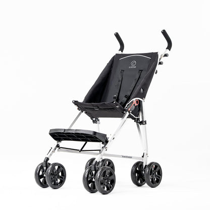 XL Special Needs Stroller, Disability Stroller for Older Child, Larger Size Pushchair, Easy Folding System, Lightweight Aluminum Frame (Pink)