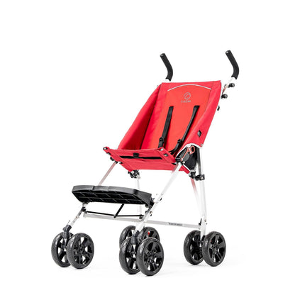 XL Special Needs Stroller, Disability Stroller for Older Child, Larger Size Pushchair, Easy Folding System, Lightweight Aluminum Frame (Pink)
