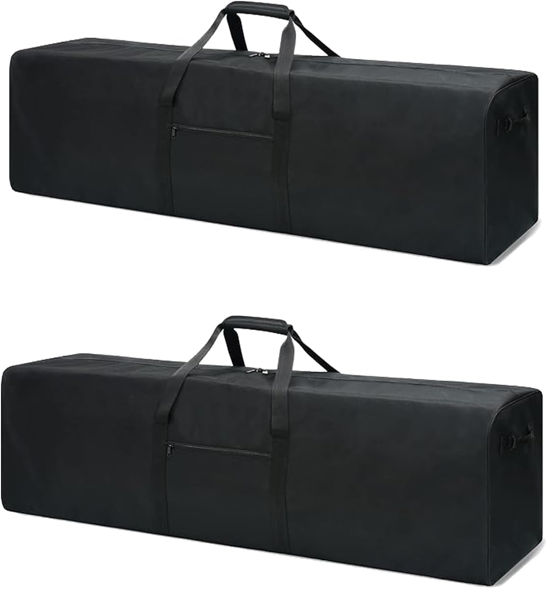 52 inch Foldable Duffel Lock Zipper Travel Camp, Black