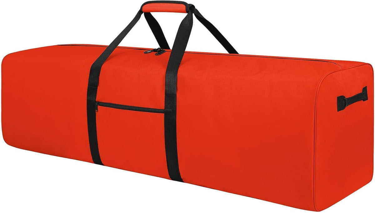 52 inch Foldable Duffel Lock Zipper Travel Camp, Black