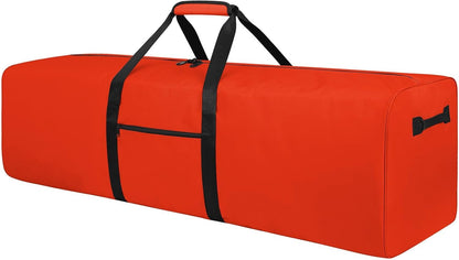 52 inch Foldable Duffel Lock Zipper Travel Camp, Black