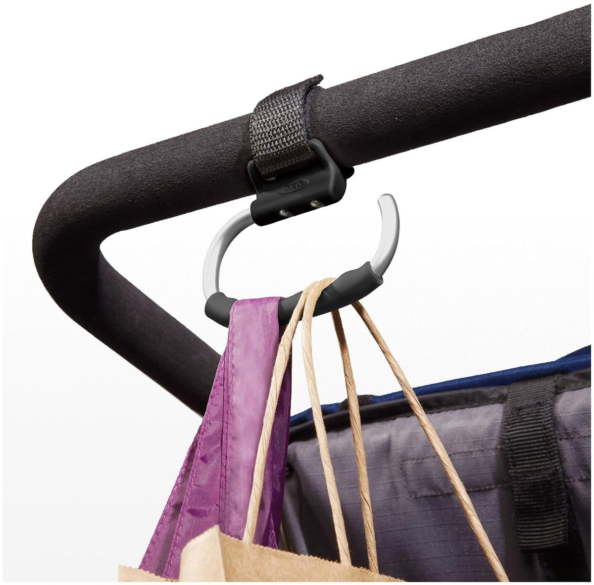 Handy Stroller Hook, Gray