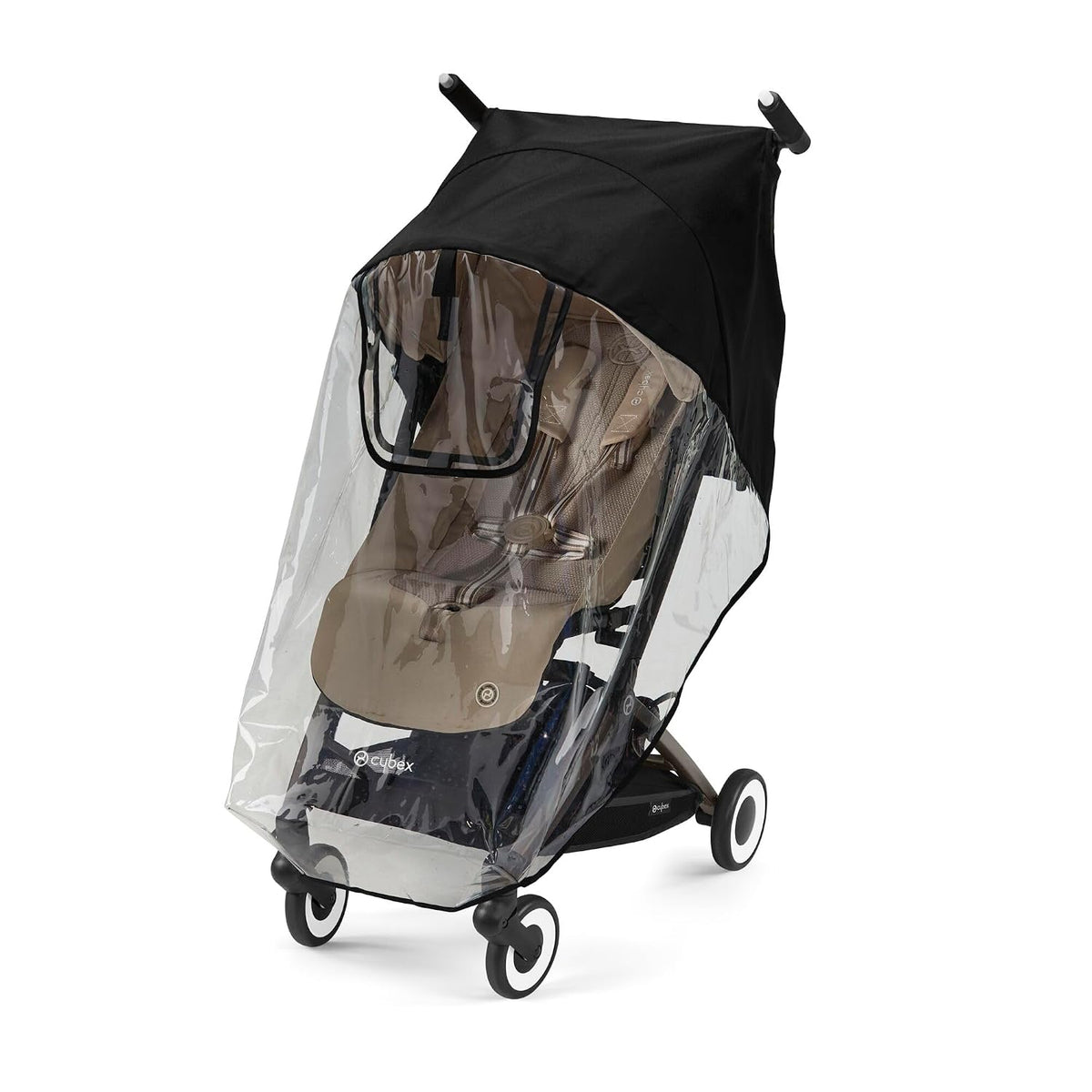 Libelle Stroller Rain Cover, Transparent, Stroller Accessory, Baby Travel Weather Shield