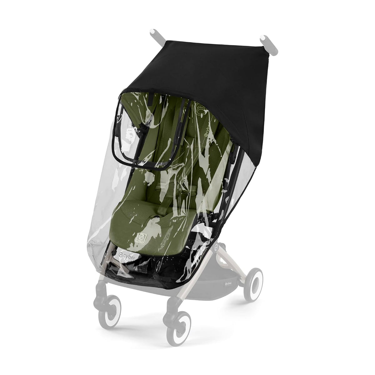 Libelle Stroller Rain Cover, Transparent, Stroller Accessory, Baby Travel Weather Shield