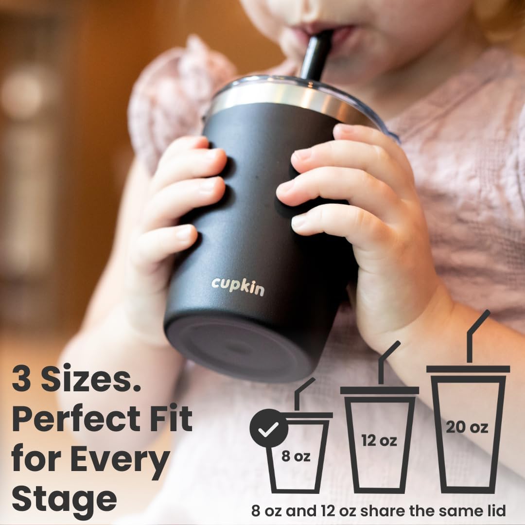 Stainless Steel Insulated Tumbler with Lid and Straw, 20 oz Stainless Steel Cups, Set of 2 Travel Coffee Mug for Adults, Iced Coffee Cup with Lid, Tumbler for Travel (Green + Pink)
