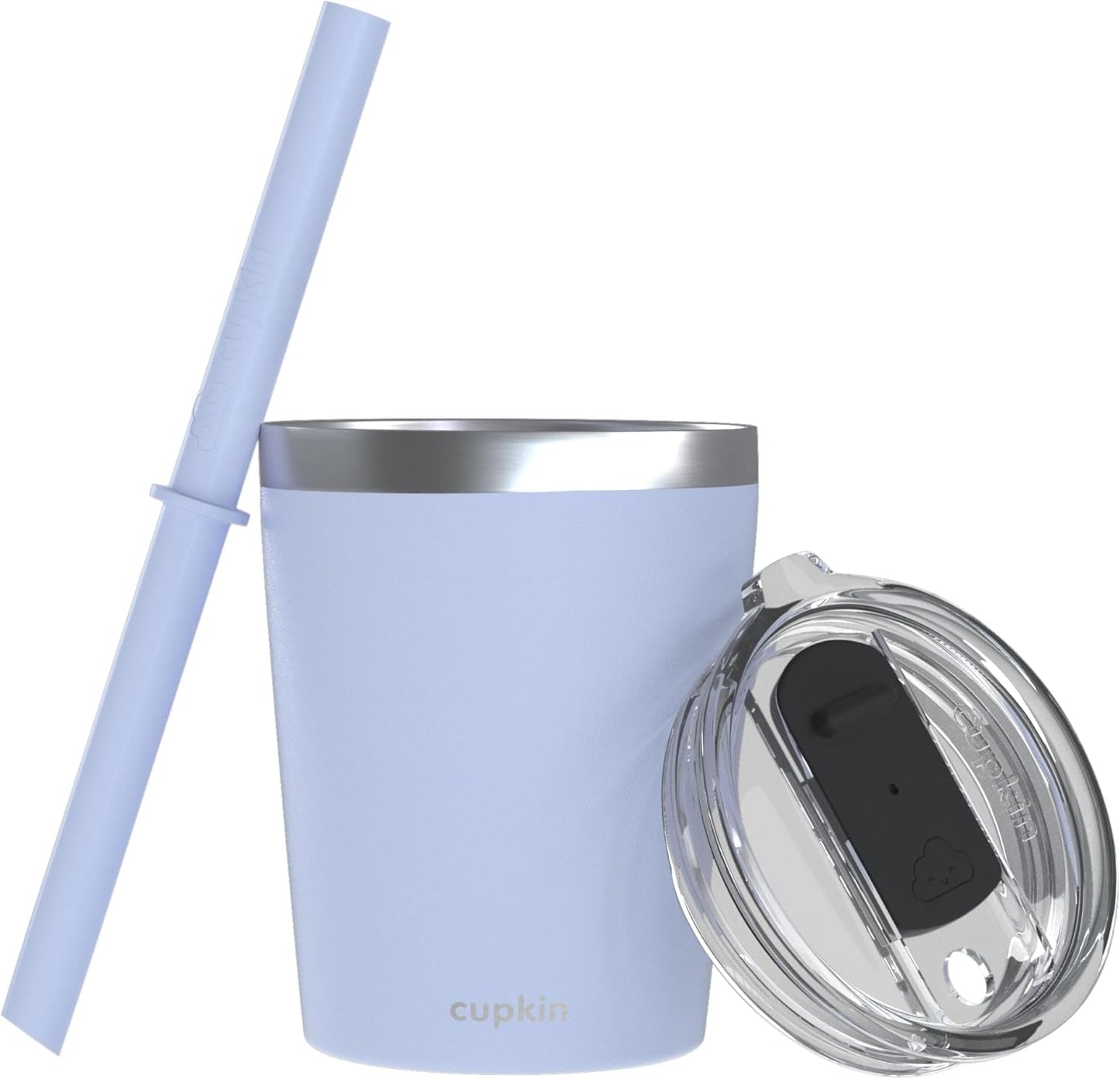 Stainless Steel Insulated Tumbler with Lid and Straw, 20 oz Stainless Steel Cups, Set of 2 Travel Coffee Mug for Adults, Iced Coffee Cup with Lid, Tumbler for Travel (Green + Pink)