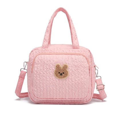 Small Diaper Bag Tote, Crossbody Diaper Bag Mini Purse with 8 Pockets