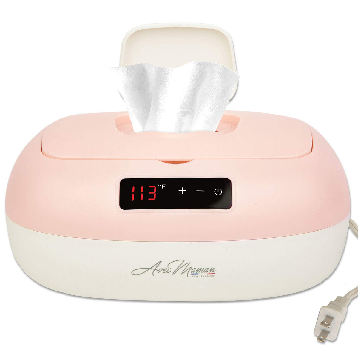 La Caresse Baby Wipe Warmer - Baby Essentials for Girls - Wet Wipe Dispenser - Adjustable Heat Settings Digital Display - Pink - Calentador de Wipes para Bebes - Blue